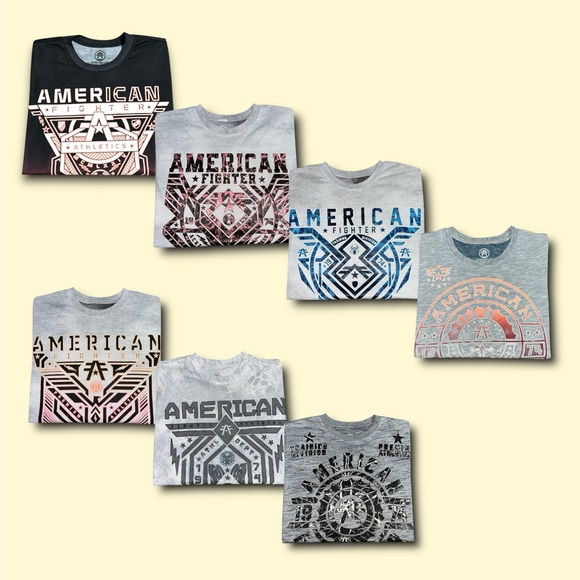 American Fighter T-Shirt | Hochwertiger Digitaldruck, Herren T-Shirt